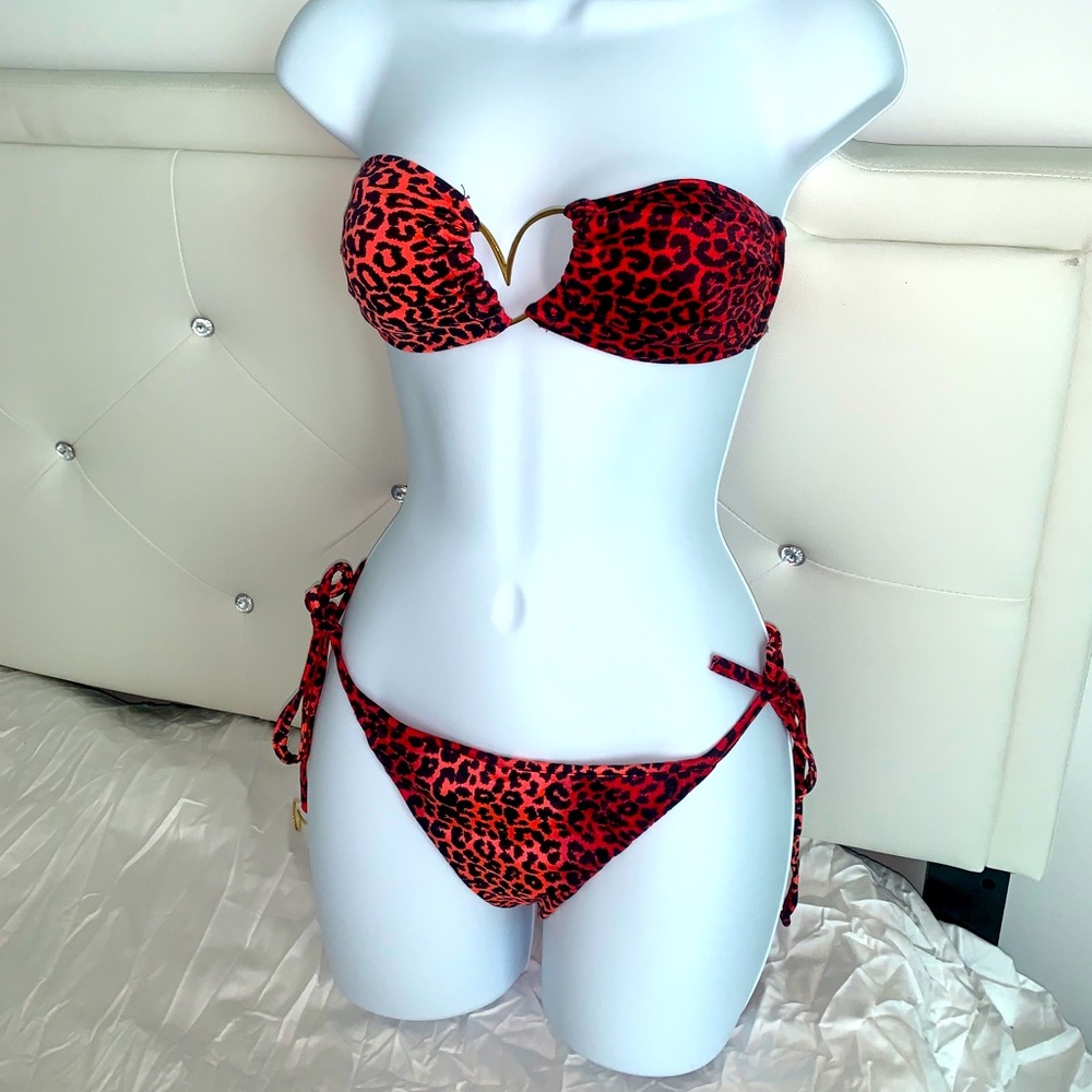 Red Cheetah Bikini